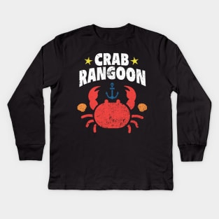 CRAB RANGOON Kids Long Sleeve T-Shirt